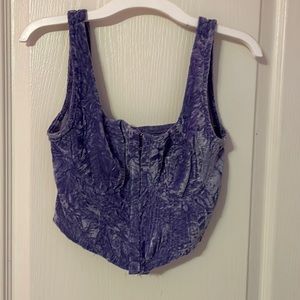 Wild Fable purple crop top. Size XS